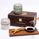 Cao Hắc Sâm Hàn Quốc Hũ Đôi 500g x 2 Hũ Hộp Gỗ IRE Chính Hãng
